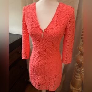 Lilly Pulitzer Coral Pink Dress